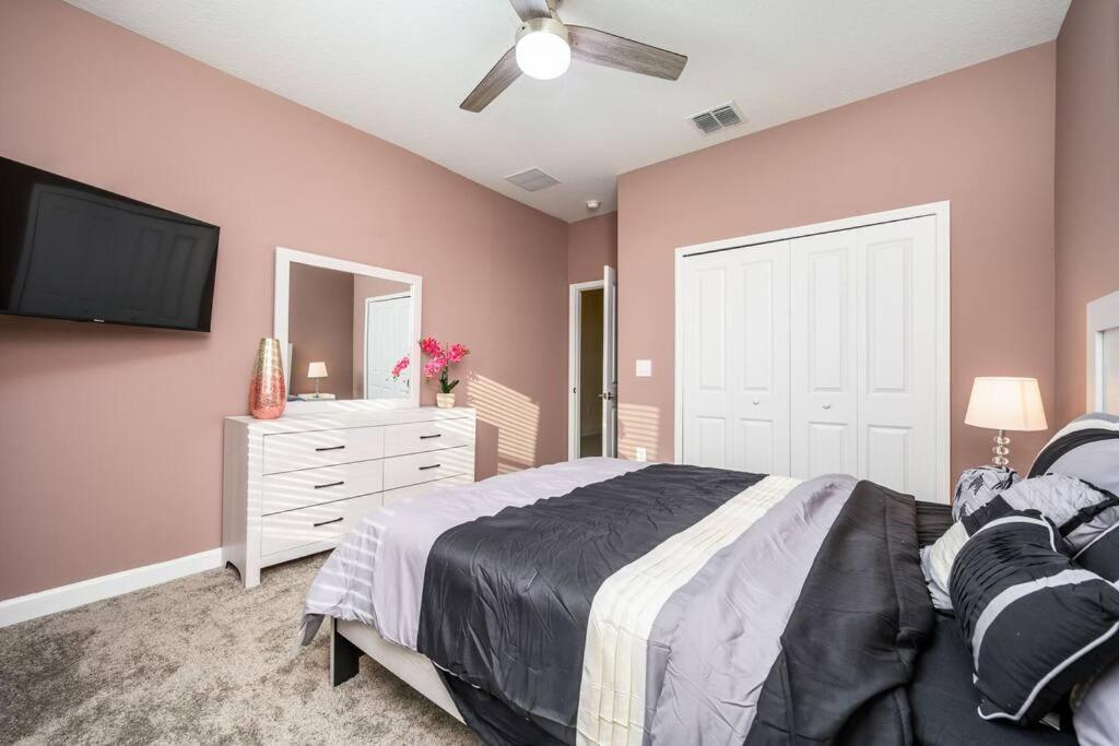 Close To Disney & Other Theme Parks,Private Heated Poolspa, Bbq & Game Rm Kissimmee Exterior photo