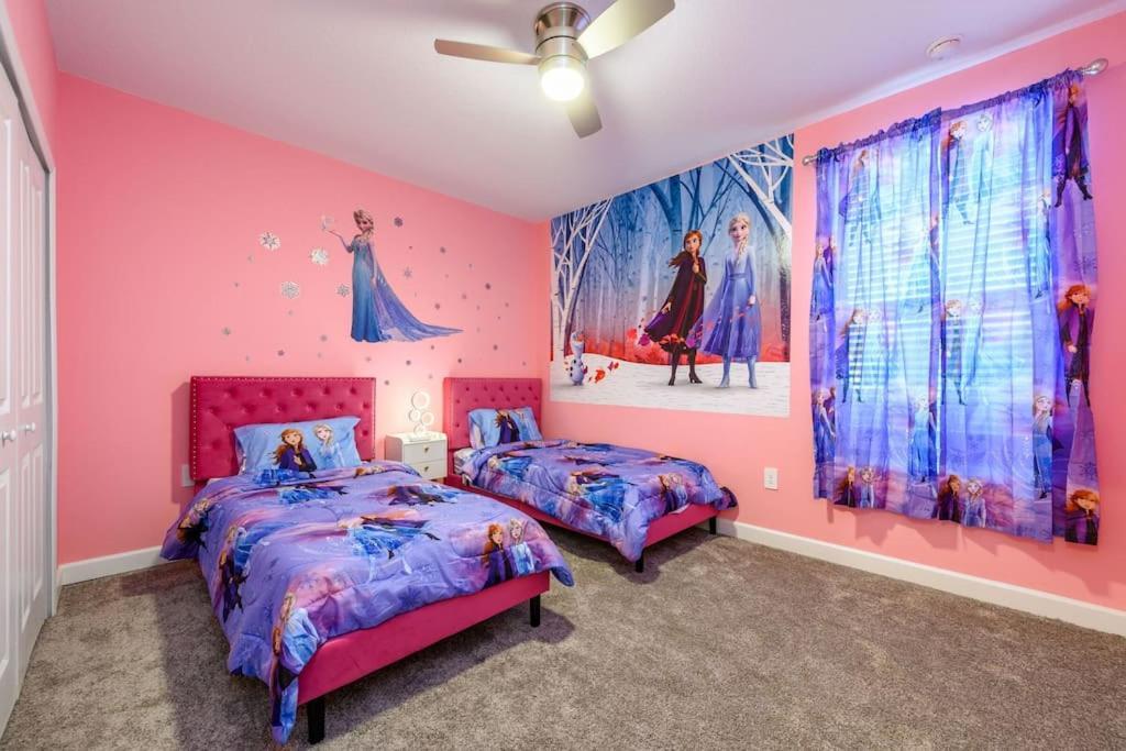 Close To Disney & Other Theme Parks,Private Heated Poolspa, Bbq & Game Rm Kissimmee Exterior photo
